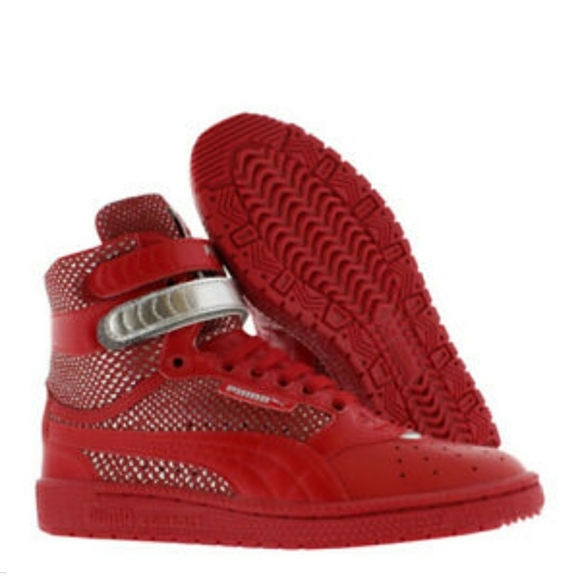 Puma Womens Sky II Hi Futur Minimal size 8 color red - Picture 10 of 11